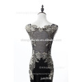 Fashion New Traditional Formal Evening Dress See Through Back Embroidered Crystal Prom Dress